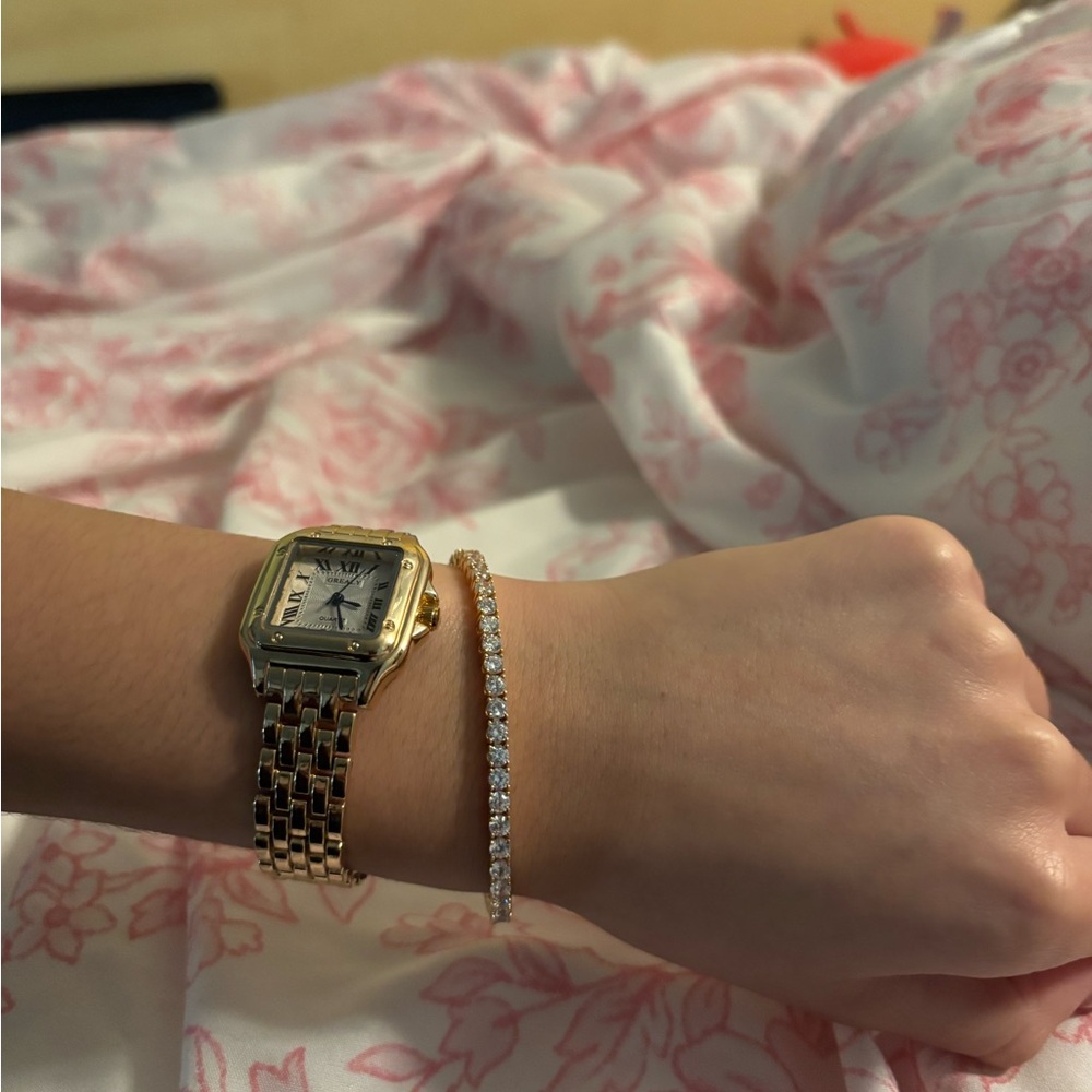 Gold Tennis Bracelet